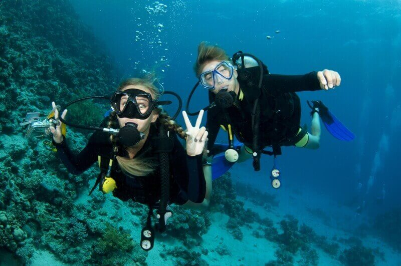 Honeymoon beach and diving in Hurghada