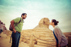 Cairo with Pyramids From Port Said